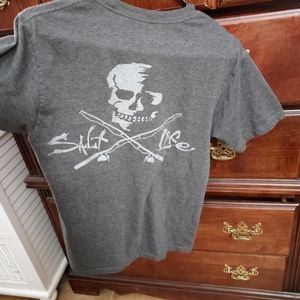 Salt Life skull charcoal tshirt. Size small.